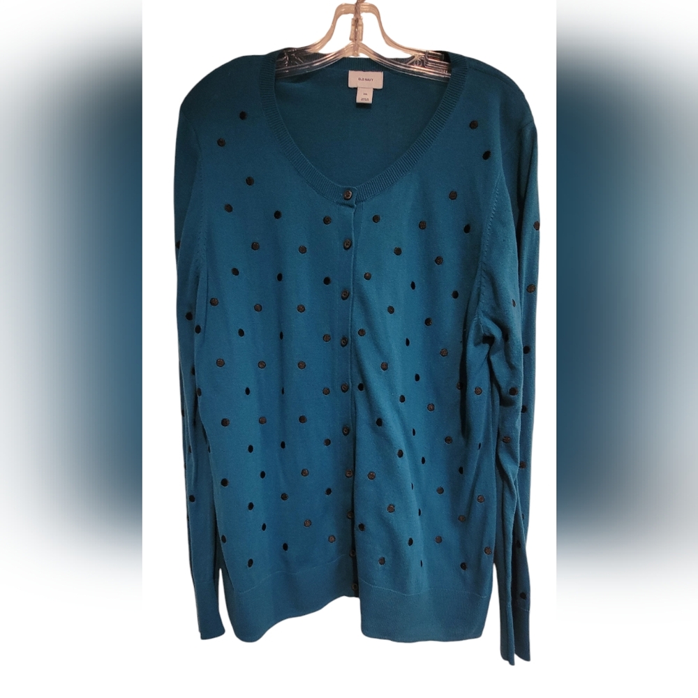Old Navy cardigan teal, cute, never worn size XXL.